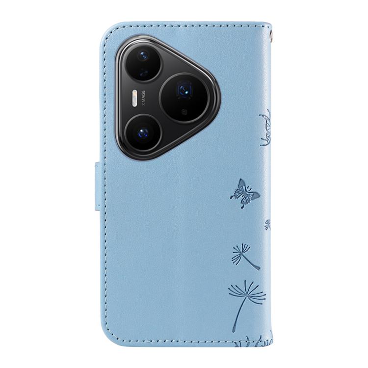 For Huawei Pura 80 Pro 5G Dandelion Embossed Pattern Flip Leather Phone Case
