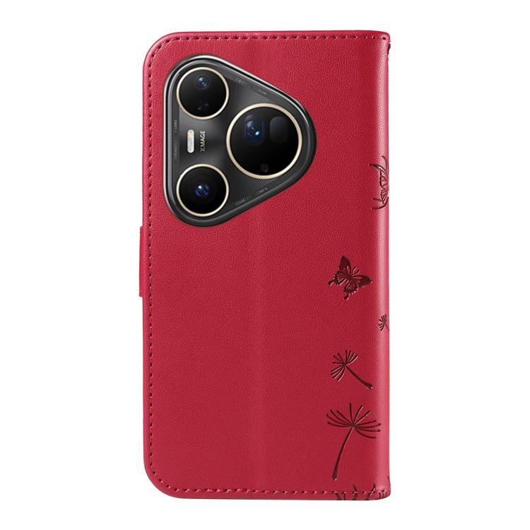 For Huawei Pura 80 Ultra 5G Dandelion Embossed Pattern Flip Leather Phone Case