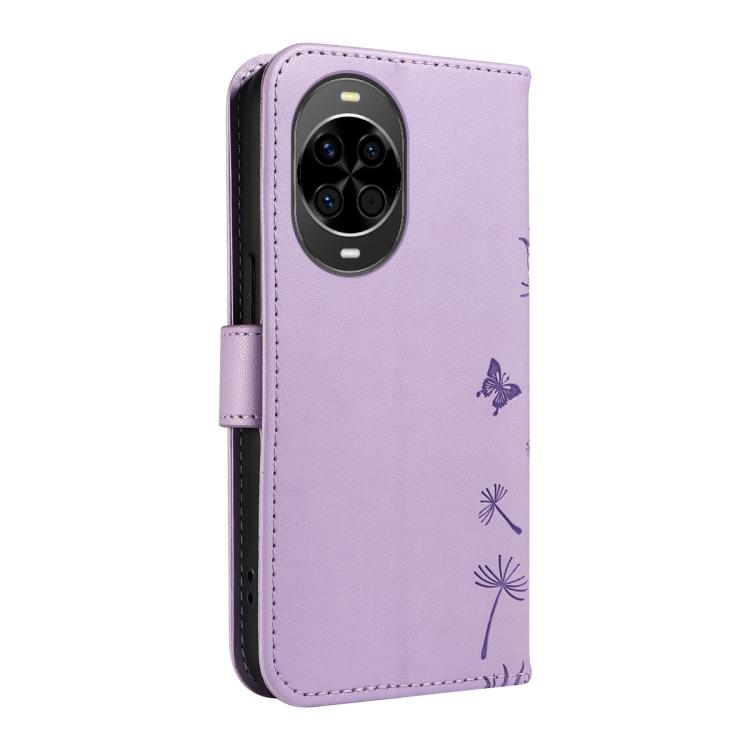 For Huawei Nova 14 Lite / Nova 14 Dandelion Embossed Pattern Flip Leather Phone Case