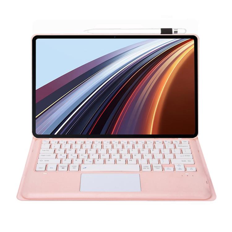 For Honor Pad GT2 Pro 12.5 inch Ultra-thin Detachable Bluetooth Keyboard Leather Tablet Case with Touchpad