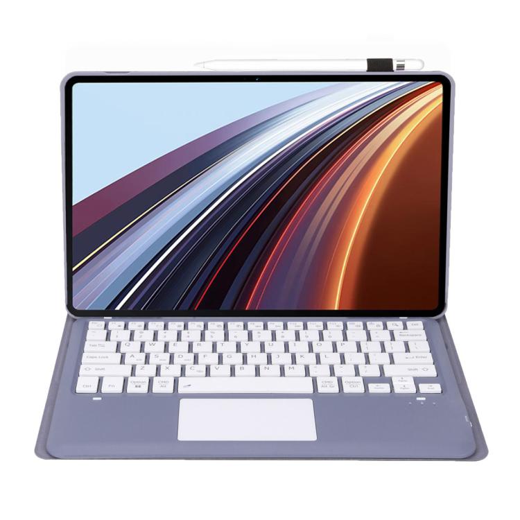For Honor Pad GT2 Pro 12.5 inch Ultra-thin Detachable Bluetooth Keyboard Leather Tablet Case with Touchpad