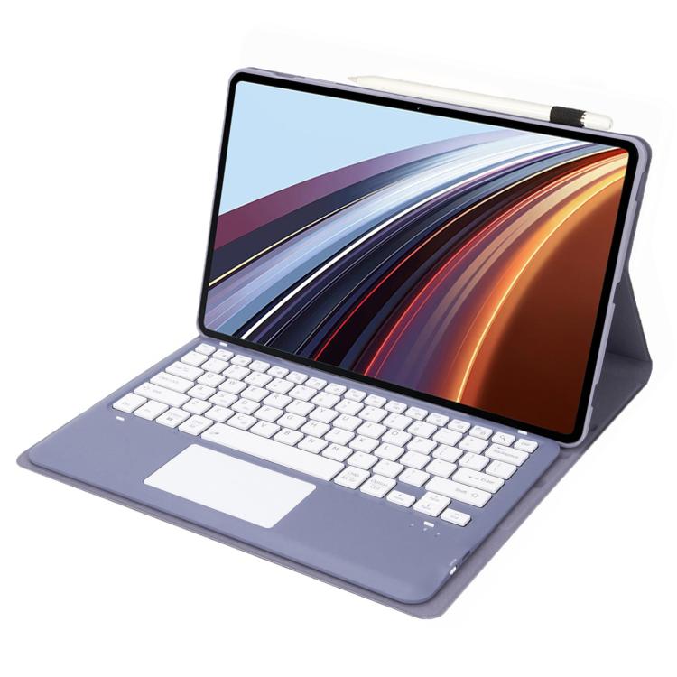For Honor Pad GT2 Pro 12.5 inch Ultra-thin Detachable Bluetooth Keyboard Leather Tablet Case with Touchpad