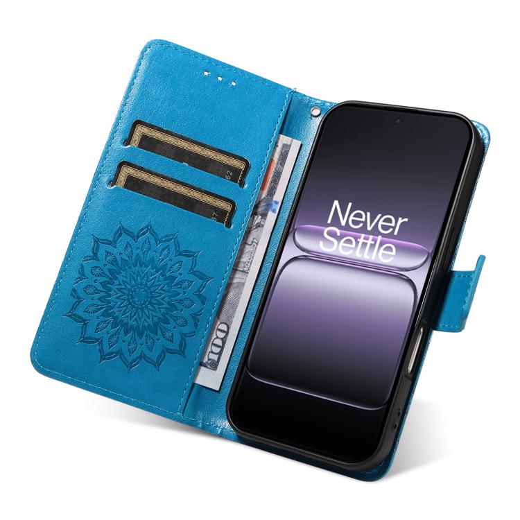 For OnePlus ACE 5 Ultra Embossed Sunflower Pattern Flip Leather Phone Case