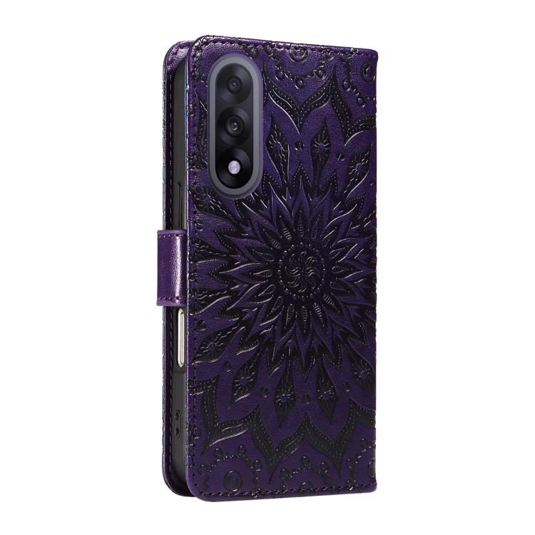 For OnePlus ACE 5 Ultra Embossed Sunflower Pattern Flip Leather Phone Case