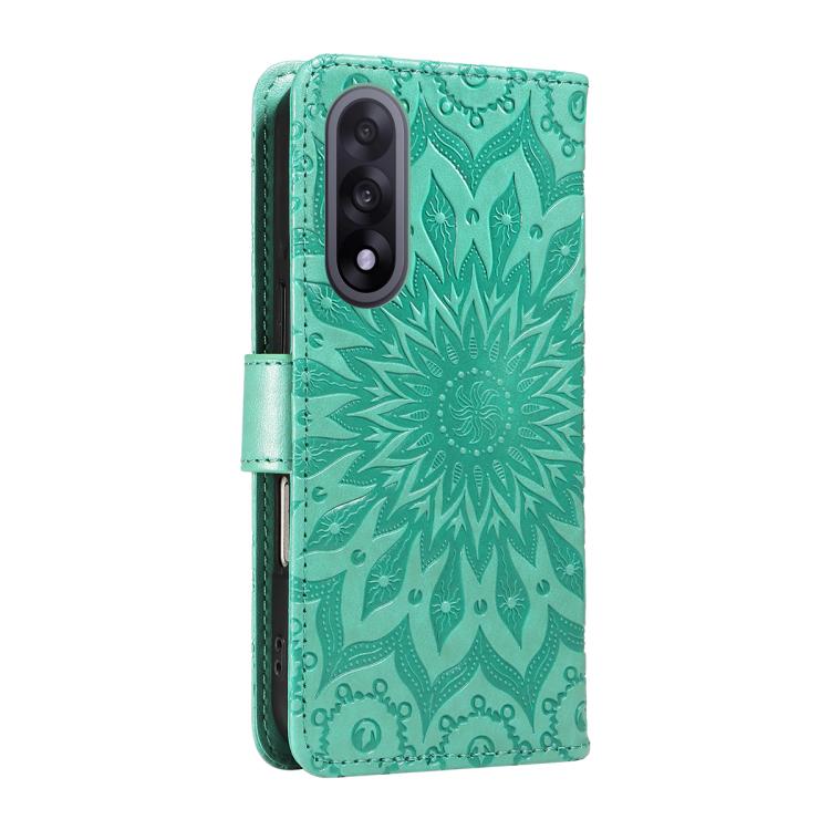 For OnePlus ACE 5 Ultra Embossed Sunflower Pattern Flip Leather Phone Case