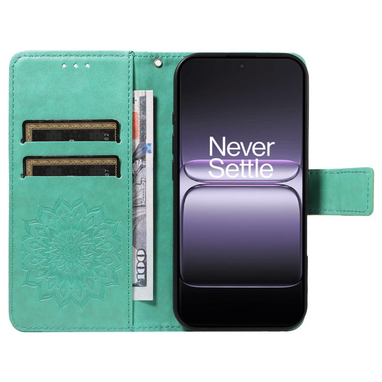 For OnePlus ACE 5 Ultra Embossed Sunflower Pattern Flip Leather Phone Case
