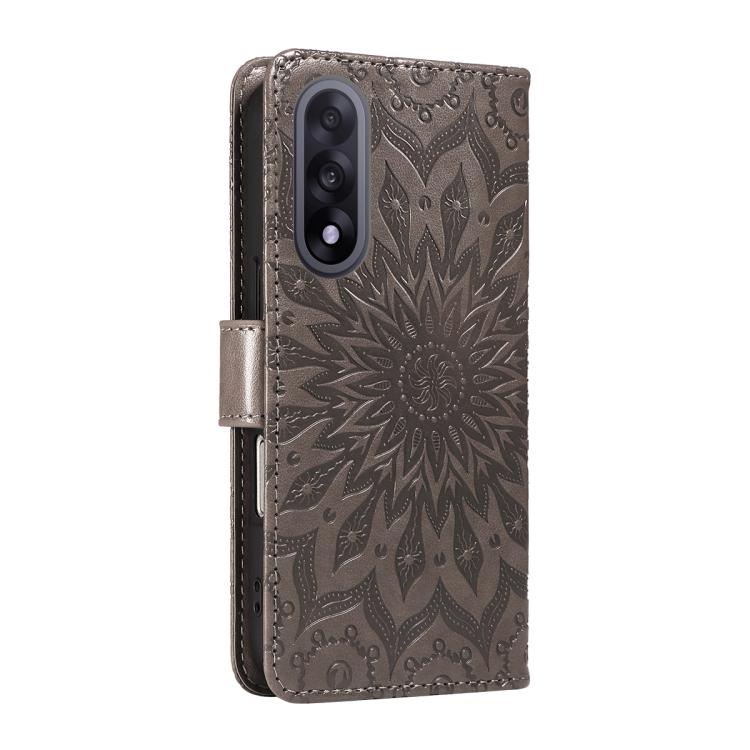For OnePlus ACE 5 Ultra Embossed Sunflower Pattern Flip Leather Phone Case