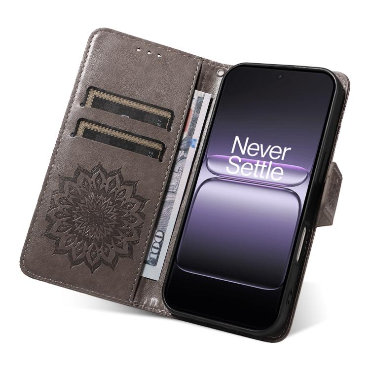 For OnePlus ACE 5 Ultra Embossed Sunflower Pattern Flip Leather Phone Case