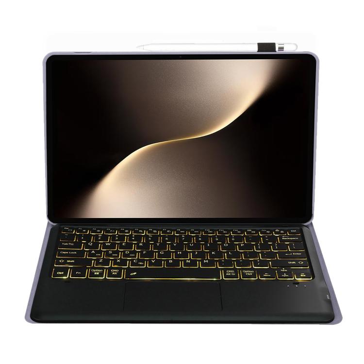 For Honor MagicPad 3 13.3 inch Ultra-thin Detachable Backlight Bluetooth Keyboard Leather Tablet Case with Touchpad