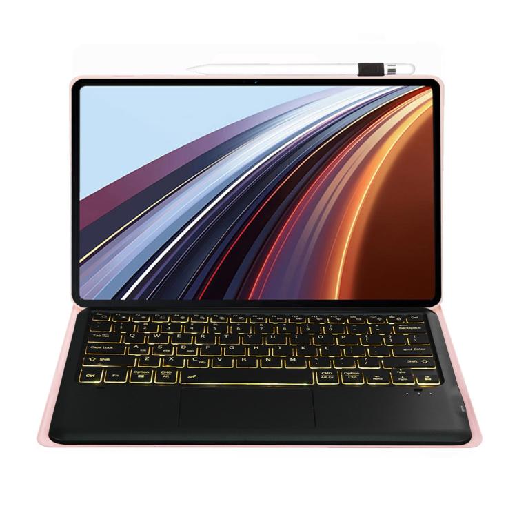 For Honor Pad GT2 Pro 12.5 inch Ultra-thin Detachable Backlight Bluetooth Keyboard Leather Tablet Case with Touchpad