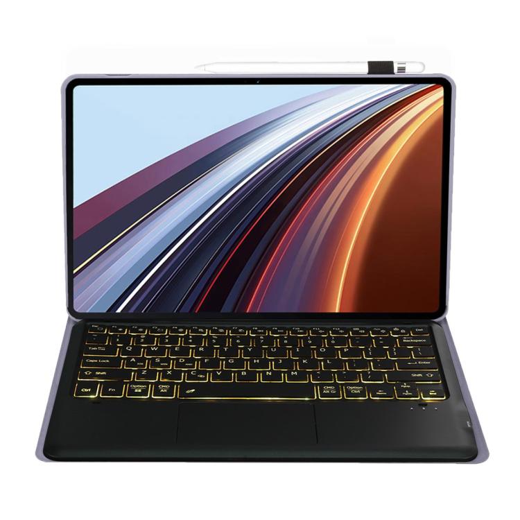 For Honor Pad GT2 Pro 12.5 inch Ultra-thin Detachable Backlight Bluetooth Keyboard Leather Tablet Case with Touchpad