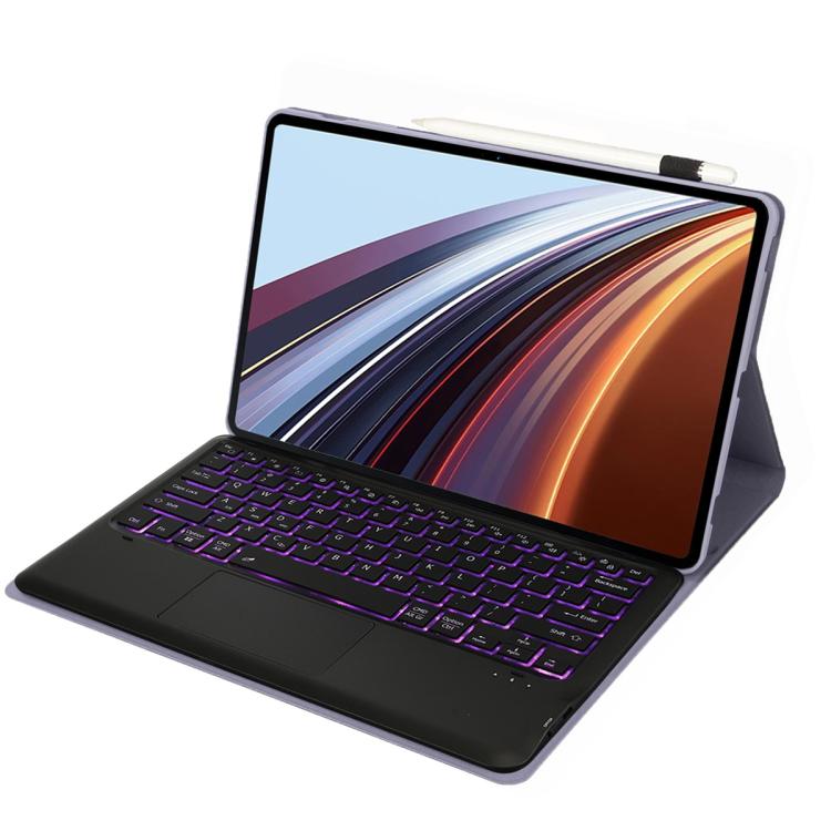 For Honor Pad GT2 Pro 12.5 inch Ultra-thin Detachable Backlight Bluetooth Keyboard Leather Tablet Case with Touchpad