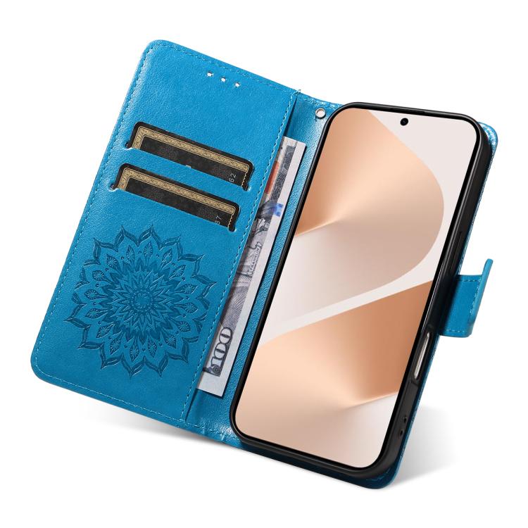 For Huawei Pura 80 5G Embossed Sunflower Pattern Flip Leather Phone Case