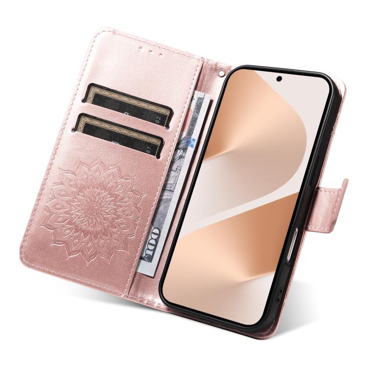 For Huawei Pura 80 5G Embossed Sunflower Pattern Flip Leather Phone Case