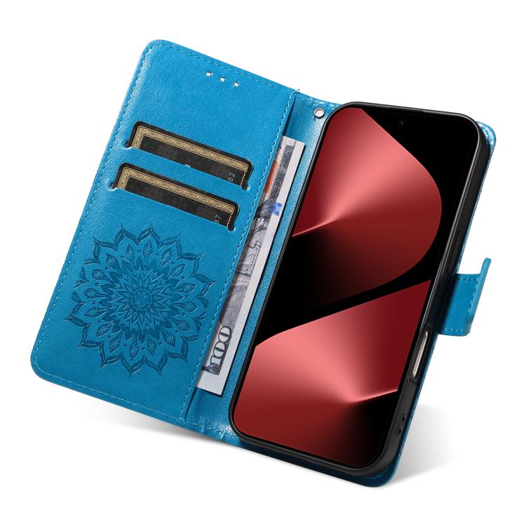For Huawei Pura 80 Pro 5G Embossed Sunflower Pattern Flip Leather Phone Case