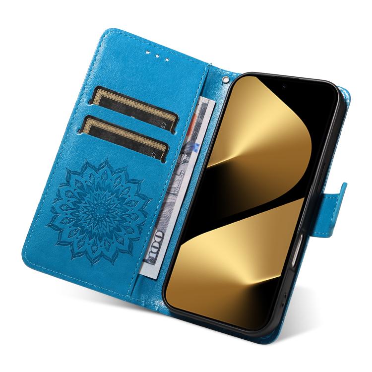 For Huawei Pura 80 Ultra 5G Embossed Sunflower Pattern Flip Leather Phone Case