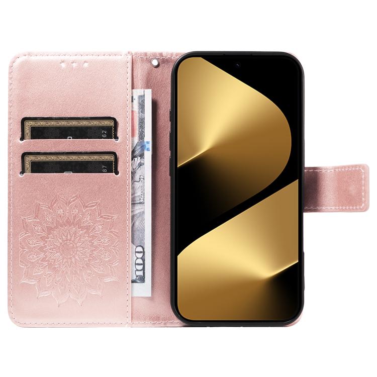 For Huawei Pura 80 Ultra 5G Embossed Sunflower Pattern Flip Leather Phone Case