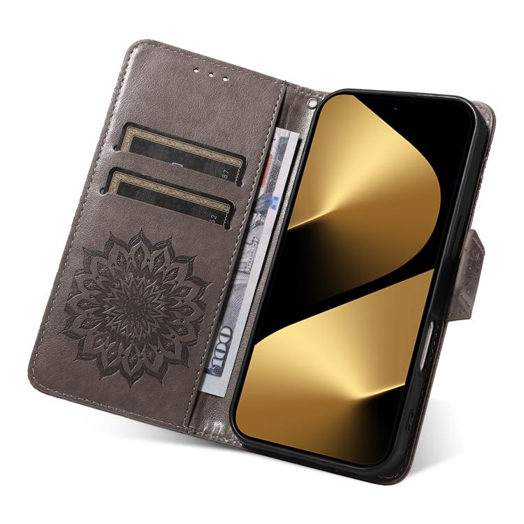 For Huawei Pura 80 Ultra 5G Embossed Sunflower Pattern Flip Leather Phone Case