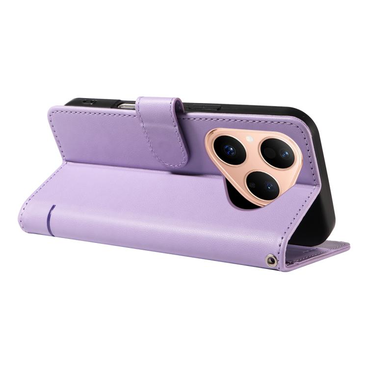 For Huawei Pura 80 5G Adorable Cat Embossed Pattern Flip Leather Phone Case