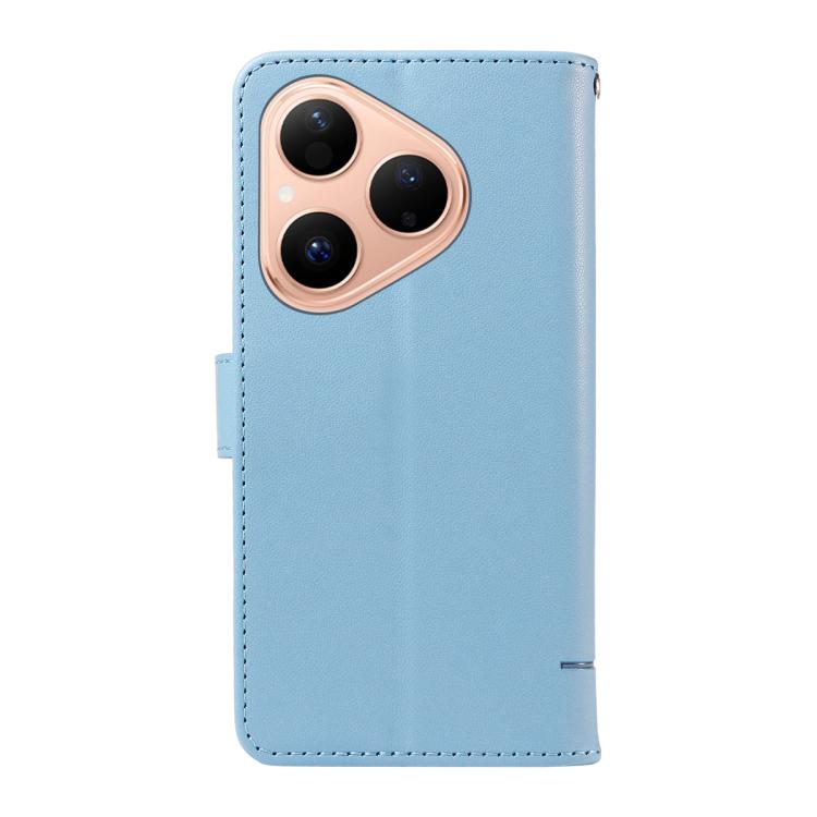 For Huawei Pura 80 5G Adorable Cat Embossed Pattern Flip Leather Phone Case