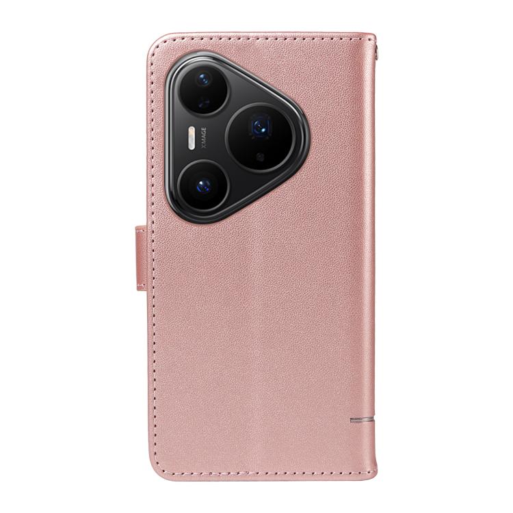 For Huawei Pura 80 Pro 5G Adorable Cat Embossed Pattern Flip Leather Phone Case