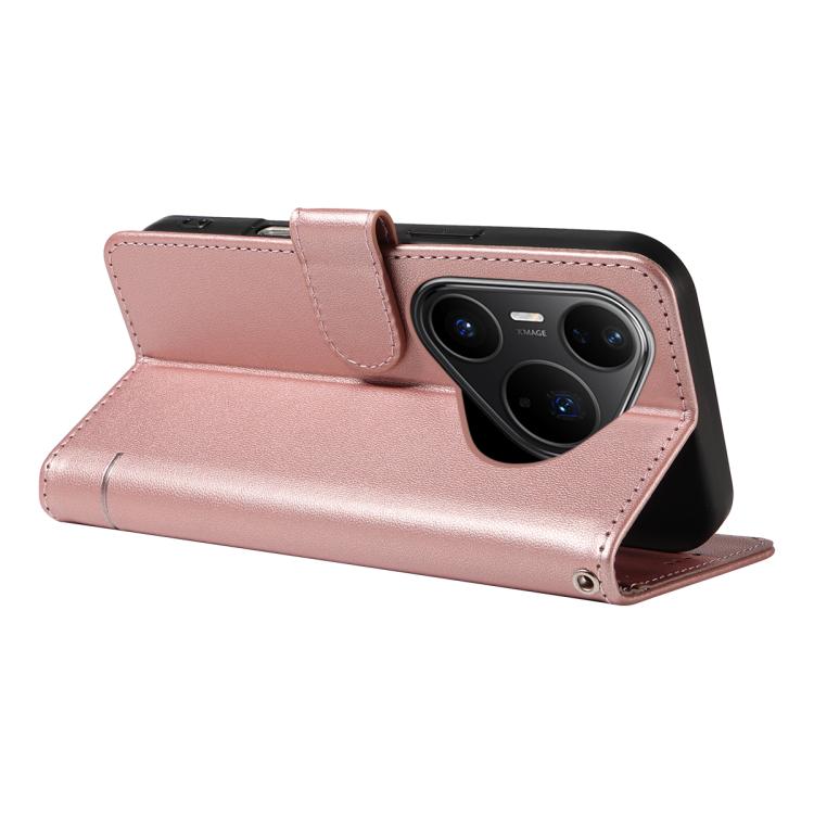 For Huawei Pura 80 Pro 5G Adorable Cat Embossed Pattern Flip Leather Phone Case