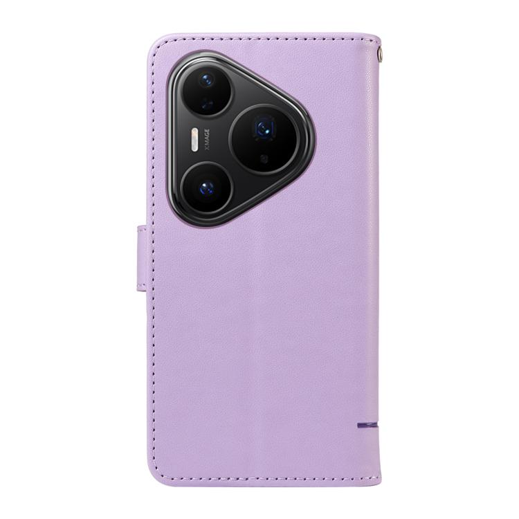 For Huawei Pura 80 Pro 5G Adorable Cat Embossed Pattern Flip Leather Phone Case