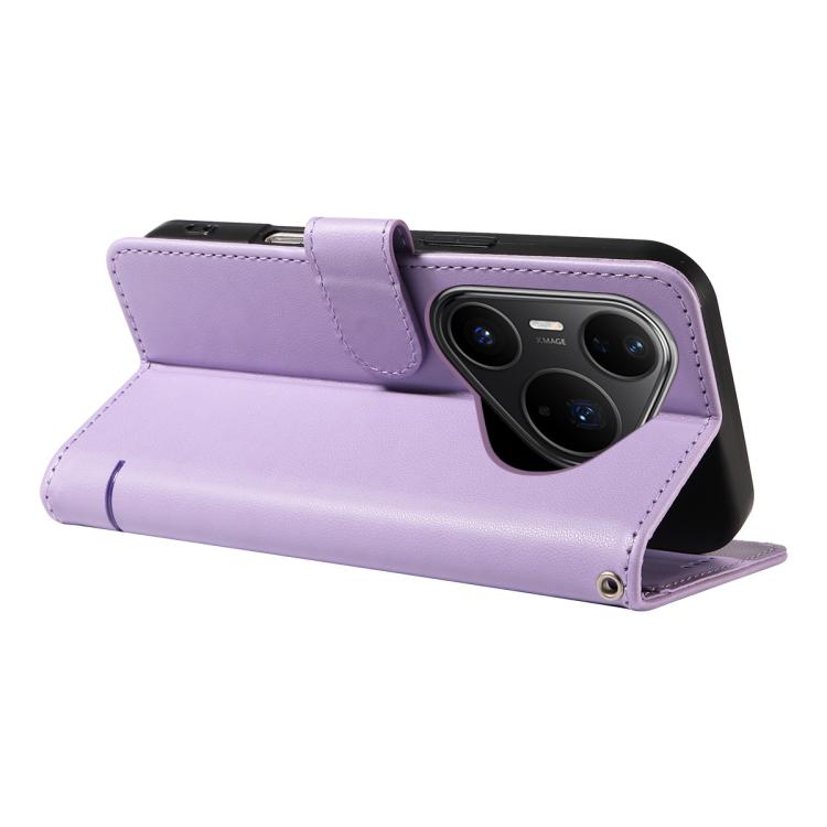 For Huawei Pura 80 Pro 5G Adorable Cat Embossed Pattern Flip Leather Phone Case