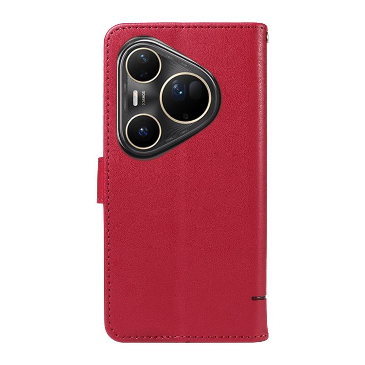 For Huawei Pura 80 Ultra 5G Adorable Cat Embossed Pattern Flip Leather Phone Case