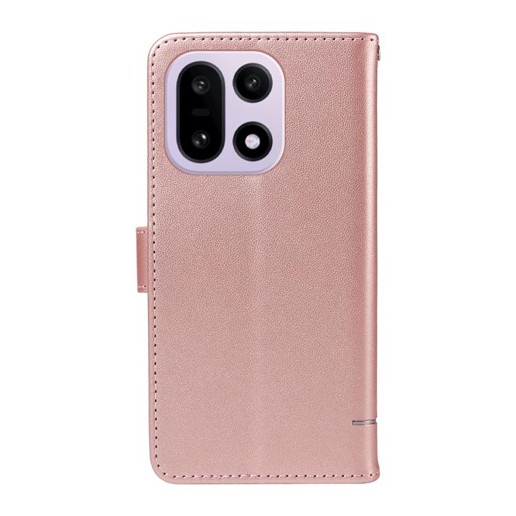 For OnePlus 15 Adorable Cat Embossed Pattern Flip Leather Phone Case