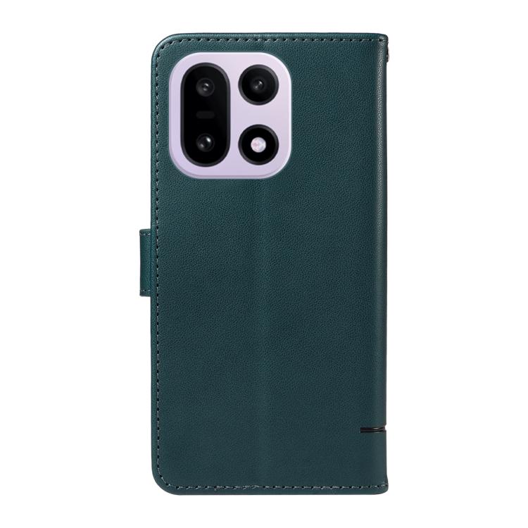 For OnePlus 15 Adorable Cat Embossed Pattern Flip Leather Phone Case
