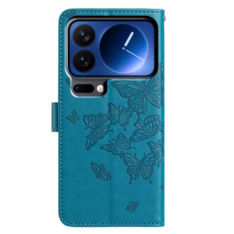 For Xiaomi 17 Pro Max Butterfly Flutter Pattern Embossed Leather Phone Case