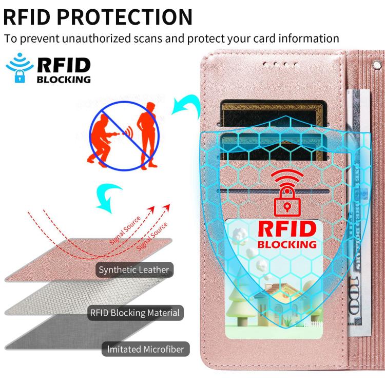 For vivo X300 Pro Embossed Heart Dog RFID Blocking Wallet Leather Phone Case