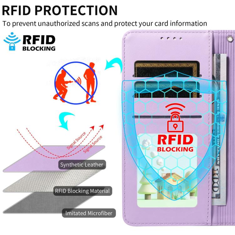 For Google Pixel 11 Pro XL Embossed Heart Dog RFID Blocking Wallet Leather Phone Case