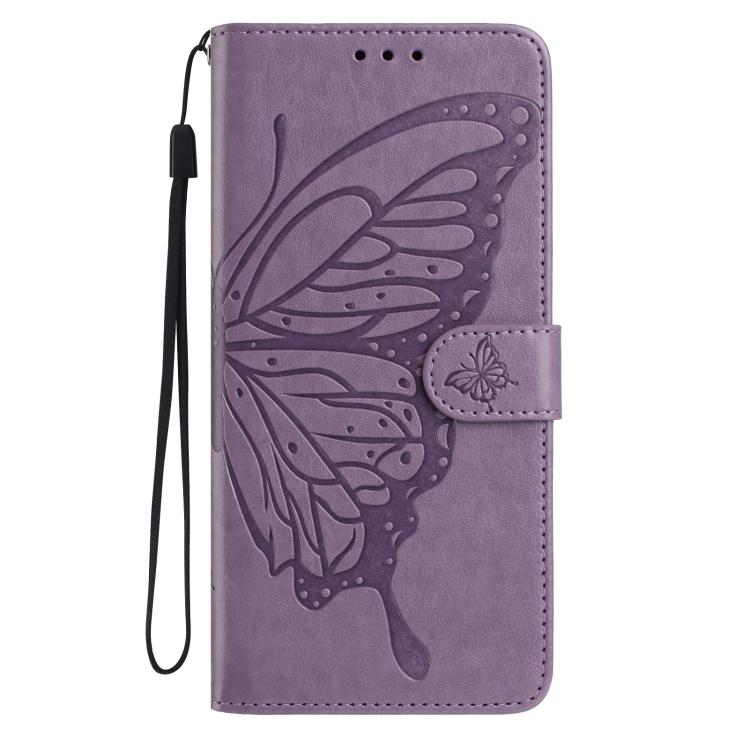 For Redmi Note 15 Pro+ 5G Global 163.3mm Butterfly Flutter Pattern Embossed Leather Phone Case