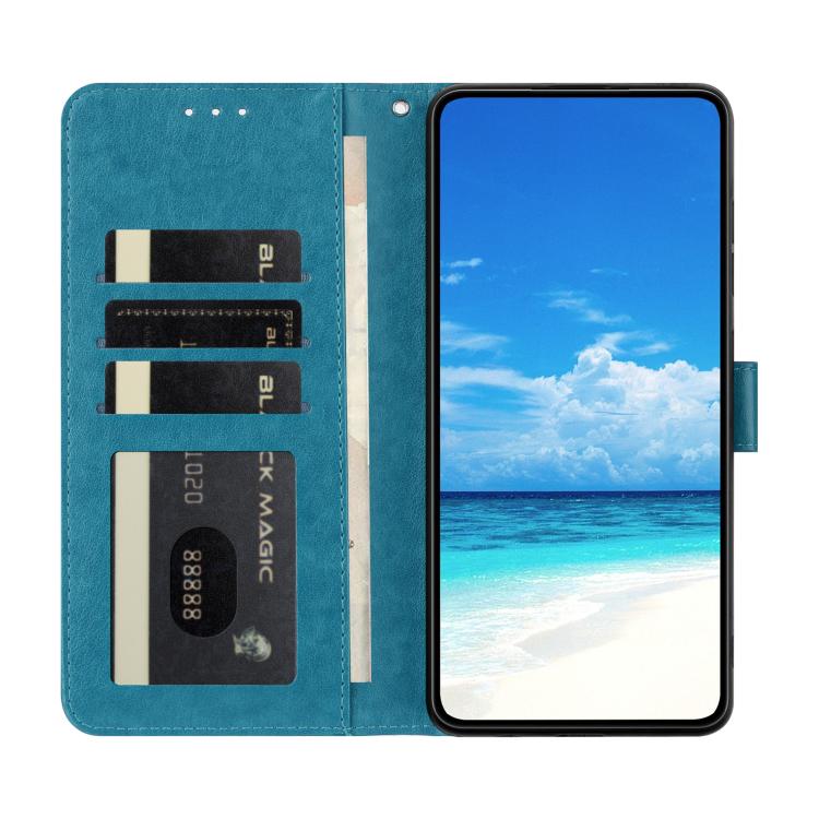 For Redmi Note 15 Pro 5G Global 163.6mm Butterfly Flutter Pattern Embossed Leather Phone Case