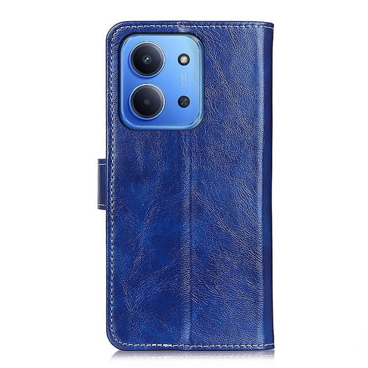 For Redmi 15C 5G/4G EU 173mm/Poco C85 5G Retro Crazy Horse Texture Leather Phone Case