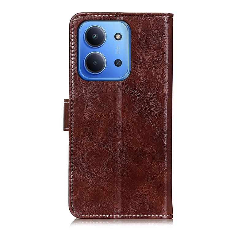 For Redmi 15C 5G / 4G Global 171mm Retro Crazy Horse Texture Leather Phone Case