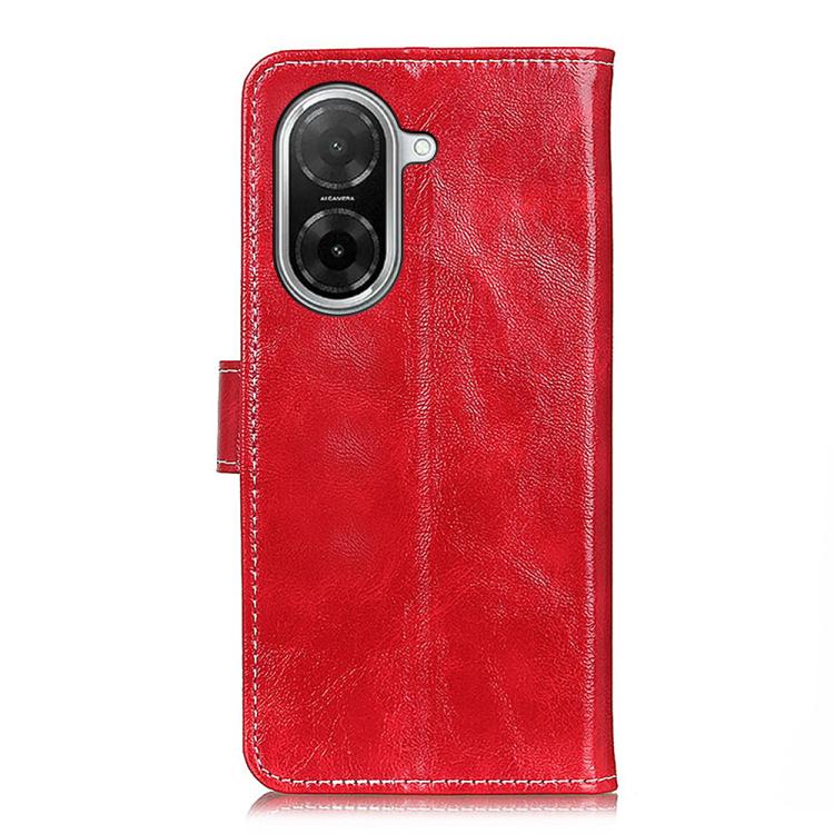 For Redmi A5 4G 171.7mm / Poco C71 Retro Crazy Horse Texture Leather Phone Case
