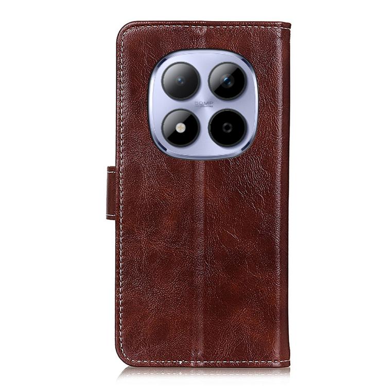 For Redmi Note 15 Pro 5G Global 163.6mm Retro Crazy Horse Texture Leather Phone Case