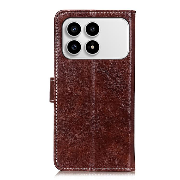 For Redmi K90 / Poco F8 Pro Retro Crazy Horse Texture Leather Phone Case