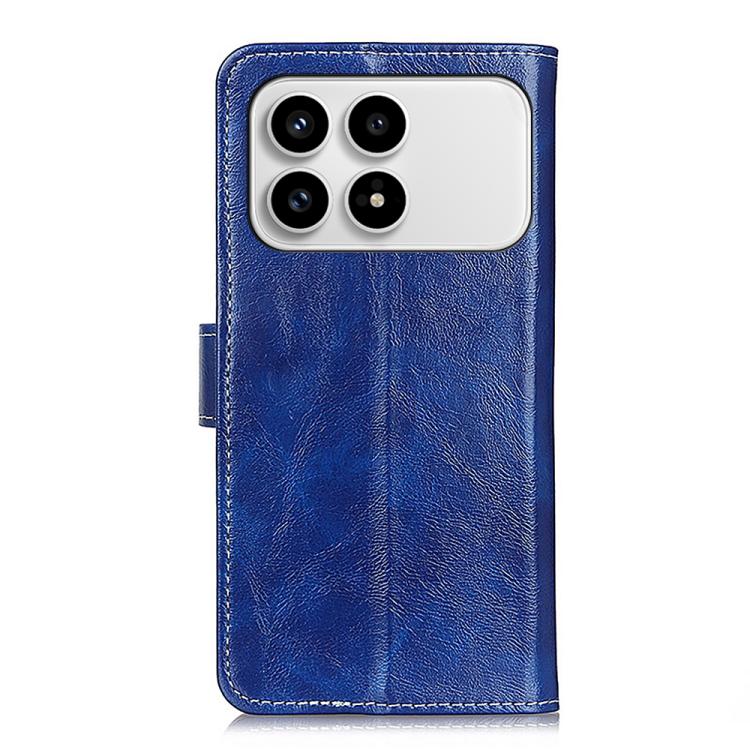 For Redmi K90 / Poco F8 Pro Retro Crazy Horse Texture Leather Phone Case