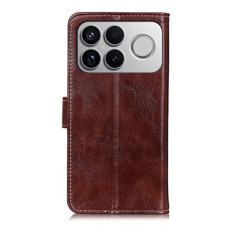 For Redmi K90 Pro Max/Poco F8 Ultra Retro Crazy Horse Texture Leather Phone Case