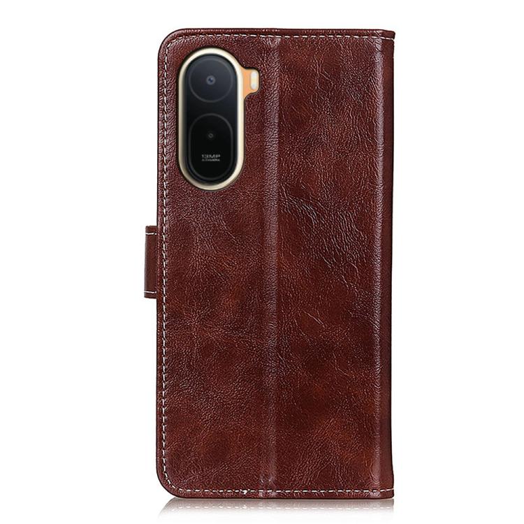 For Redmi A7 Pro 171mm/Poco C85x 5G Retro Crazy Horse Texture Leather Phone Case