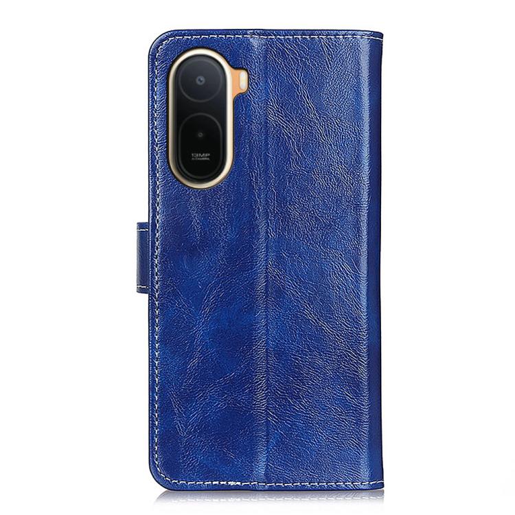 For Redmi A7 Pro 171mm/Poco C85x 5G Retro Crazy Horse Texture Leather Phone Case