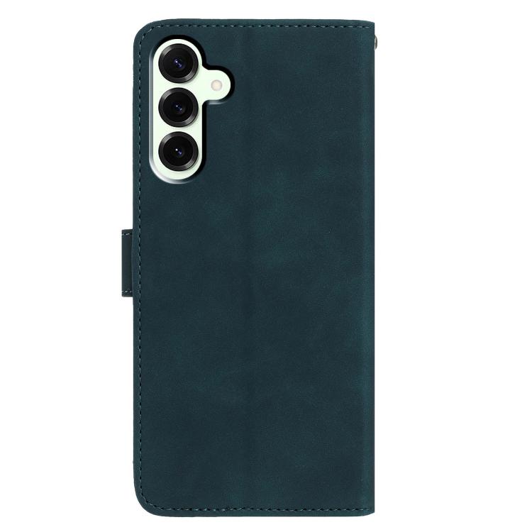 For Samsung Galaxy M36 5G Moonlit Butterfly Dance Pattern Embossed Leather Phone Case