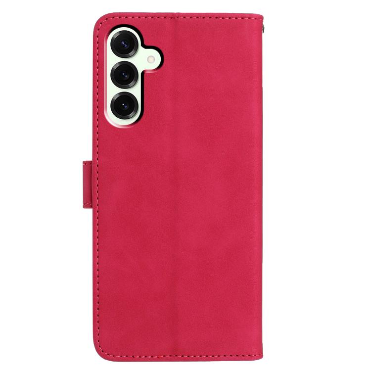 For Samsung Galaxy M36 5G Moonlit Butterfly Dance Pattern Embossed Leather Phone Case