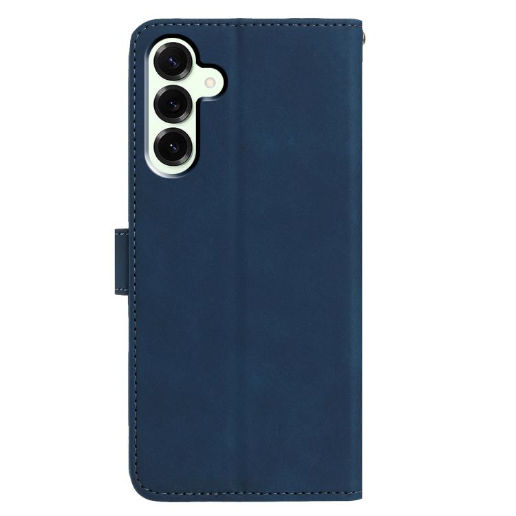 For Samsung Galaxy M36 5G Moonlit Butterfly Dance Pattern Embossed Leather Phone Case
