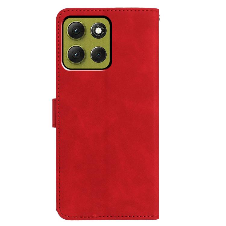 For Motorola Moto G86 5G Moonlit Butterfly Dance Pattern Embossed Leather Phone Case