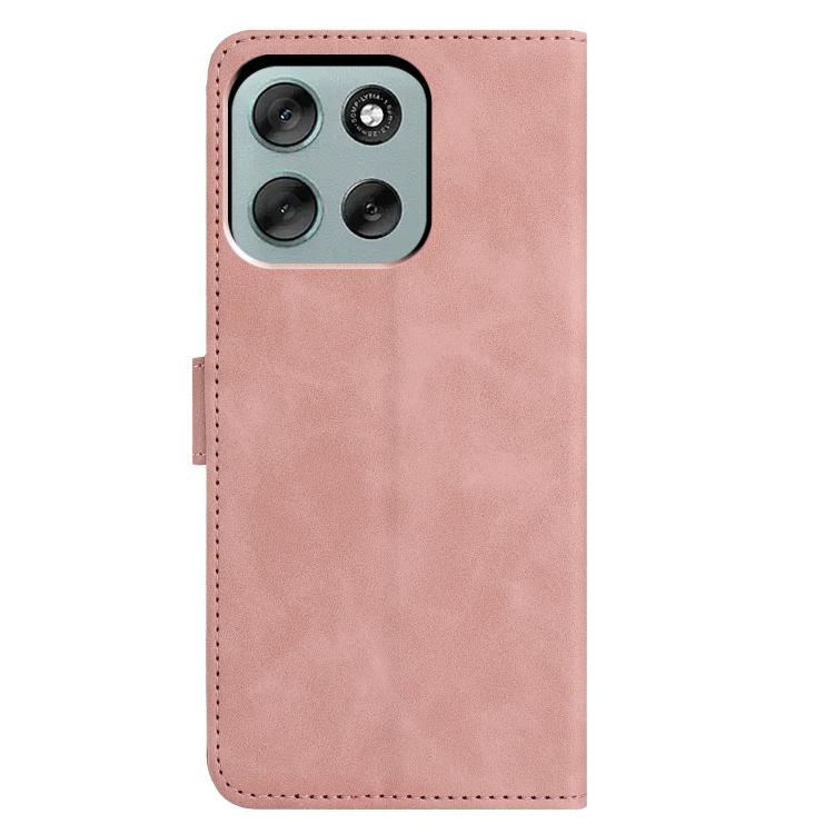 For Motorola Moto G56 5G Moonlit Butterfly Dance Pattern Embossed Leather Phone Case